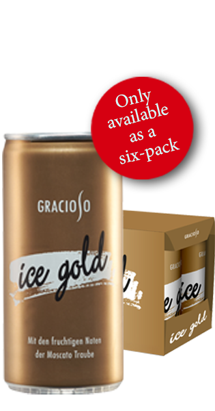 Gracioso ice gold 0,2l can in a six-pack